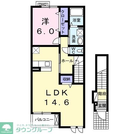 マードレ六番館の物件間取画像